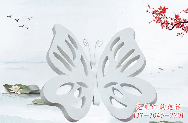 常州高级大理石镂空蝴蝶雕塑