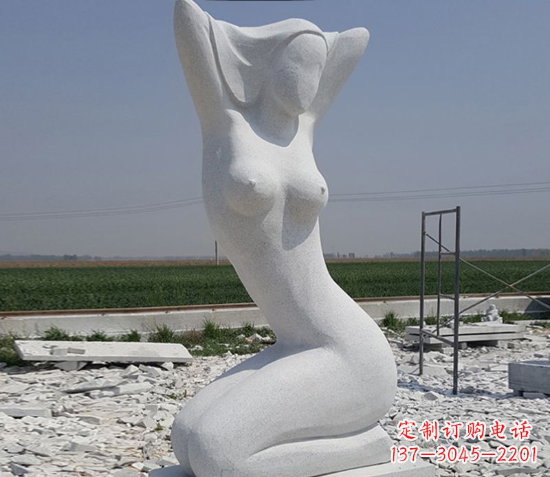 常州大理石落照美女石雕
