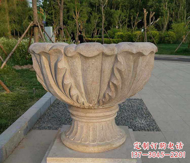 常州大理石欧式花钵雕塑