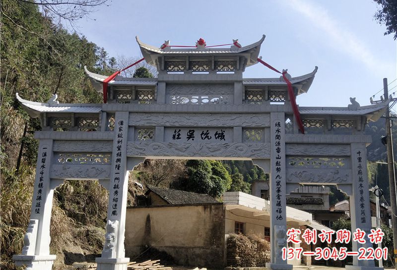 常州大理石牌坊雕塑
