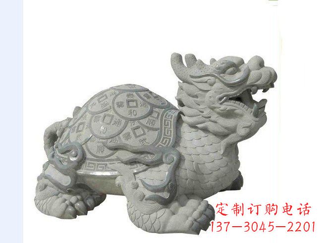 常州大理石招财龙雕塑