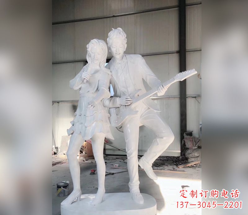 常州精美大理石吉他雕塑