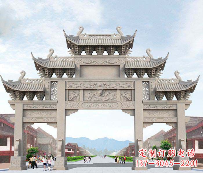常州大理石牌坊石雕艺术品