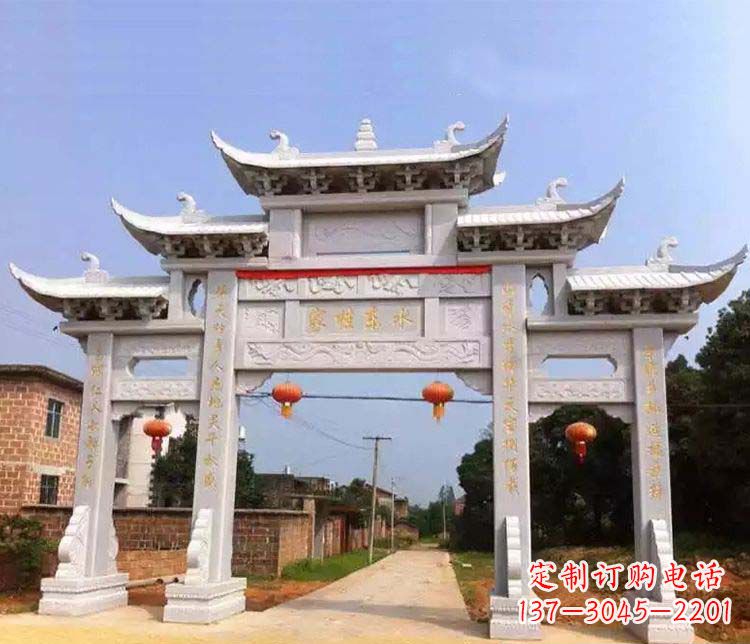 常州大理石牌坊石雕