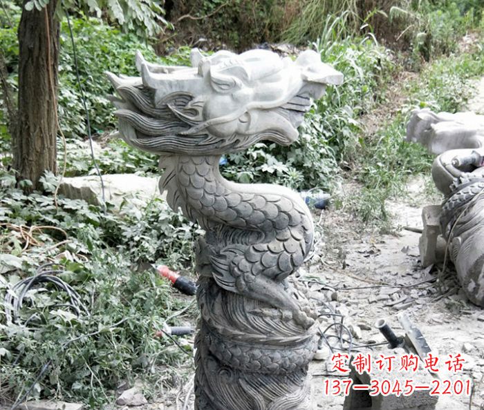 常州大理石生肖龙石雕