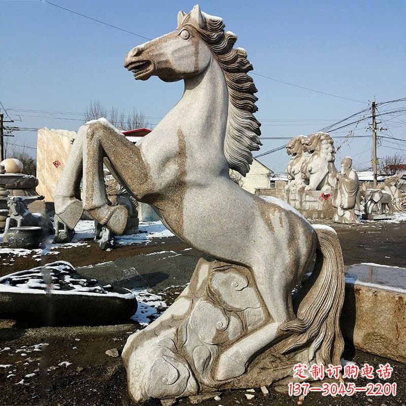 常州大理石生肖马雕塑