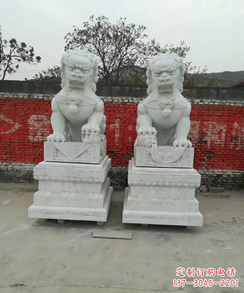 常州大理石狮子广场雕塑