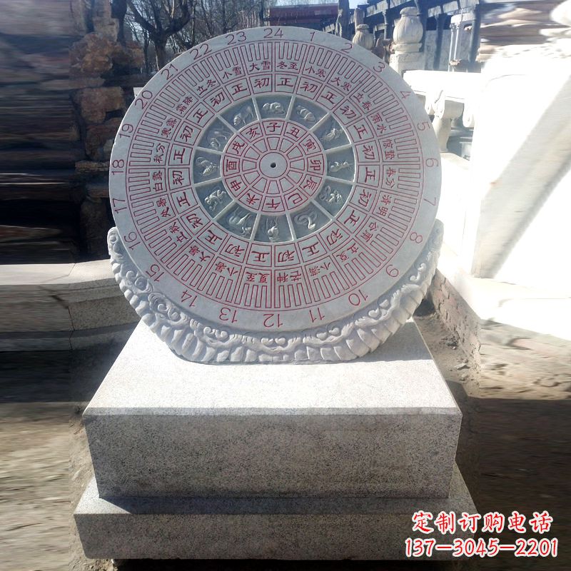 常州精美大理石日晷雕塑