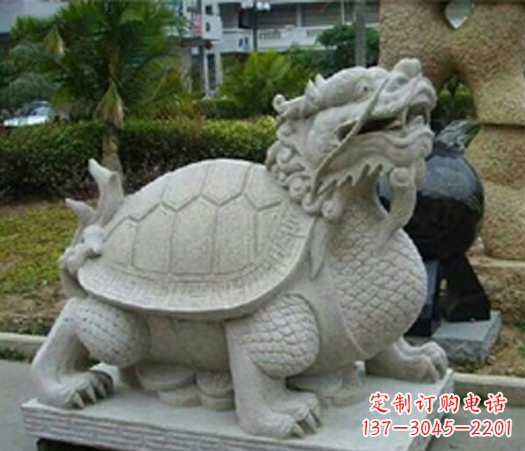 常州大理石铜钱龙雕塑