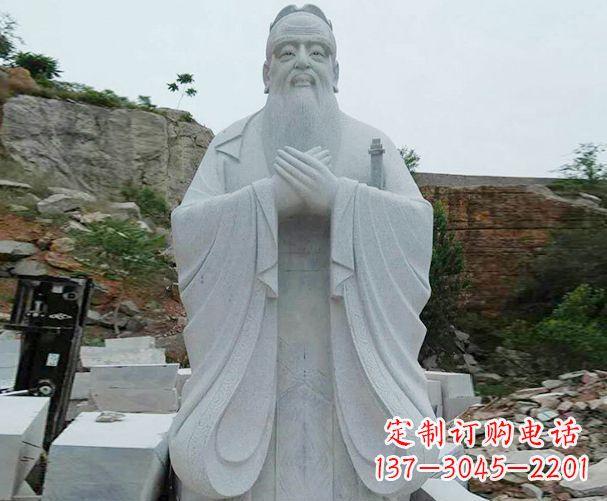 常州高雅大理石孔子雕塑