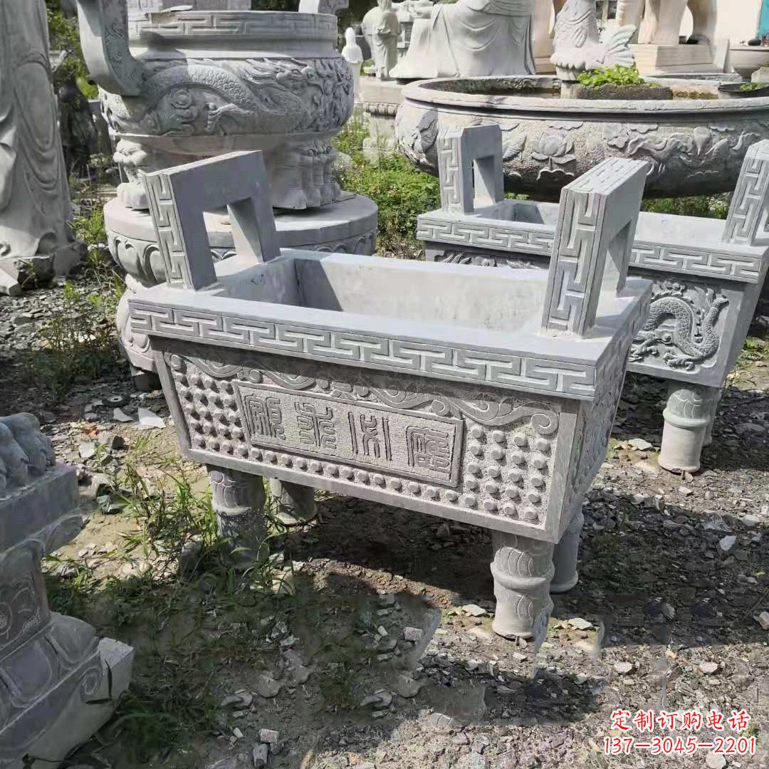 常州精美大理石香炉石雕
