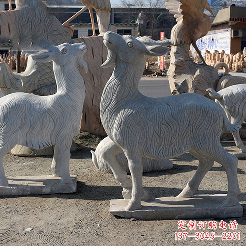 常州大理石羊雕塑