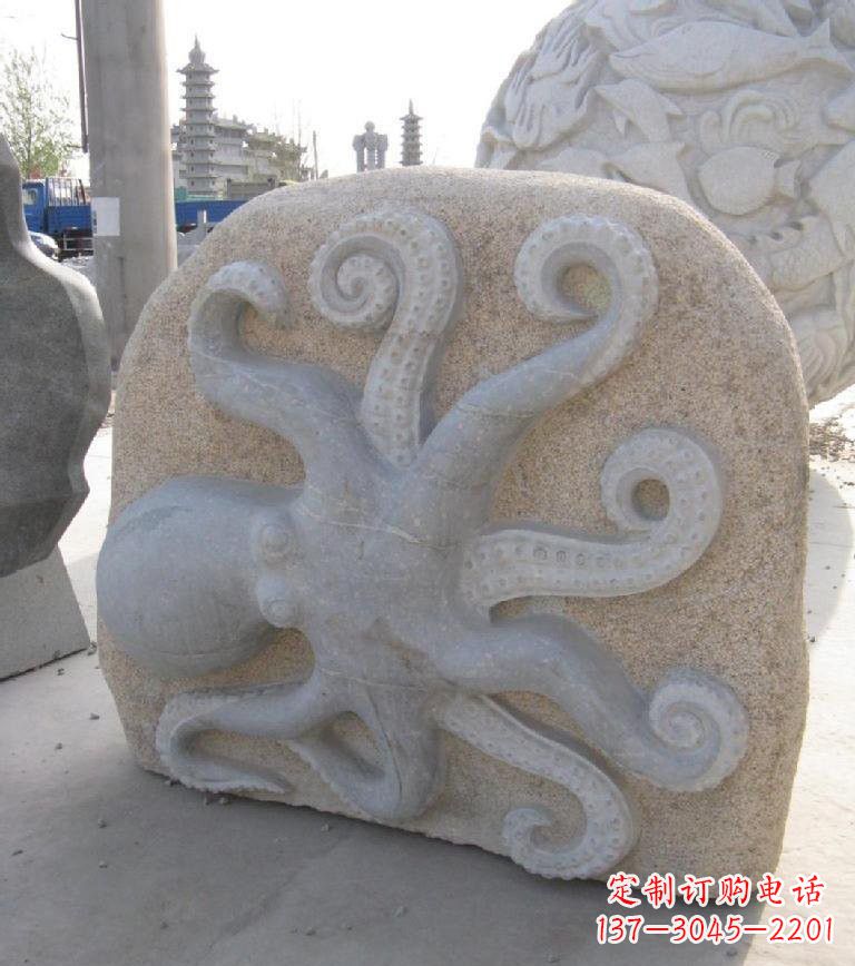 常州精美大理石章鱼雕塑
