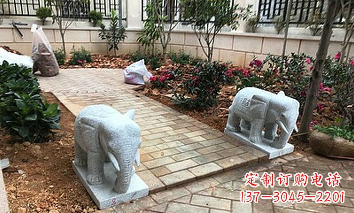 常州大理石小象石雕,让你的大好家园更加美丽