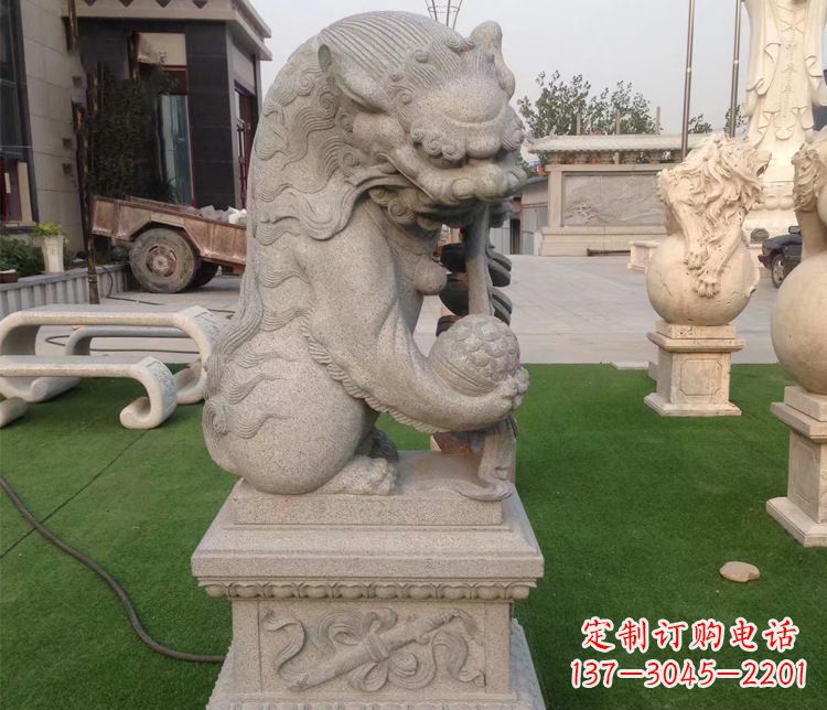 常州优雅精致的大理石独角兽雕塑
