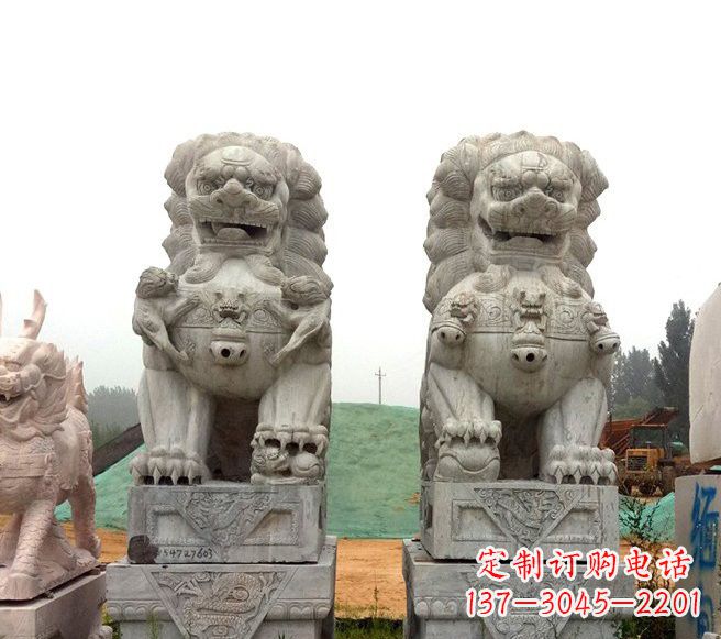 常州传统大理石狮子雕塑