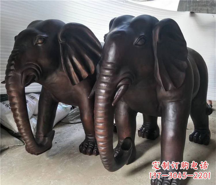 常州大象动物铜雕塑
