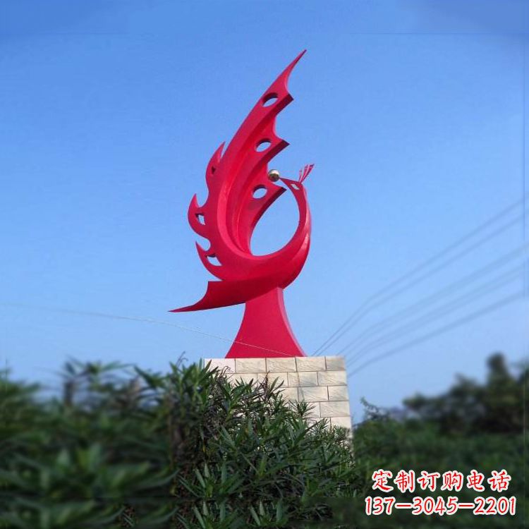 常州凤凰不锈钢雕塑