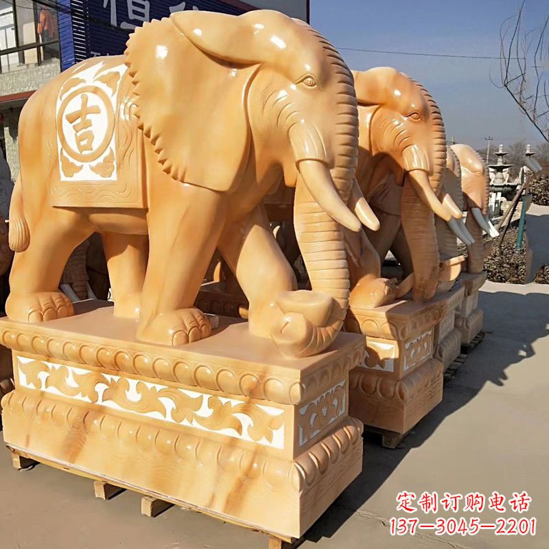 常州以大象雕塑点缀你的风水