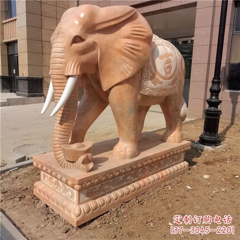 常州大象石雕——辟邪守护