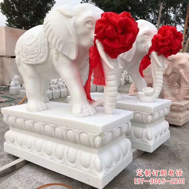 常州大象形象石雕塑