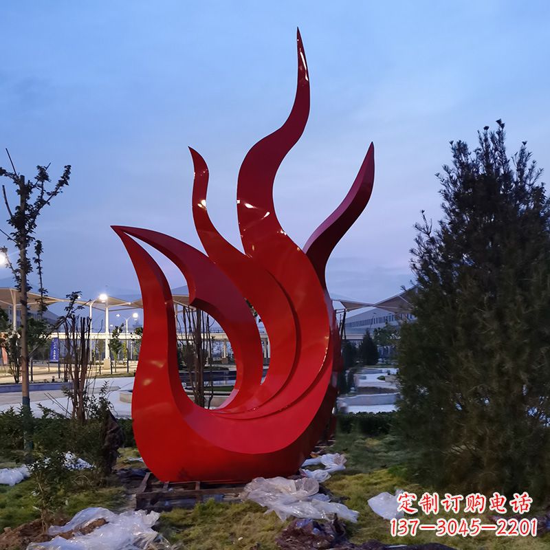 常州大型不锈钢几何凤凰，广场公园城市标志性动物雕塑