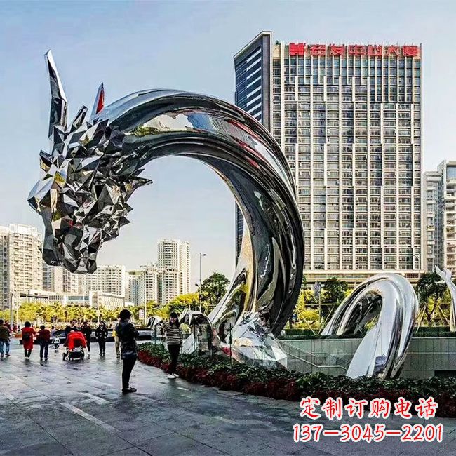 常州不锈钢创意动物雕塑