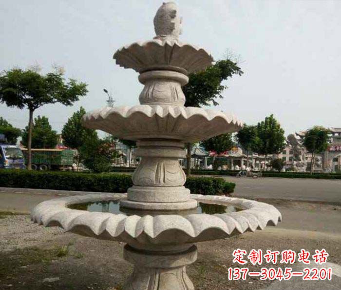 常州大型多层喷泉石雕
