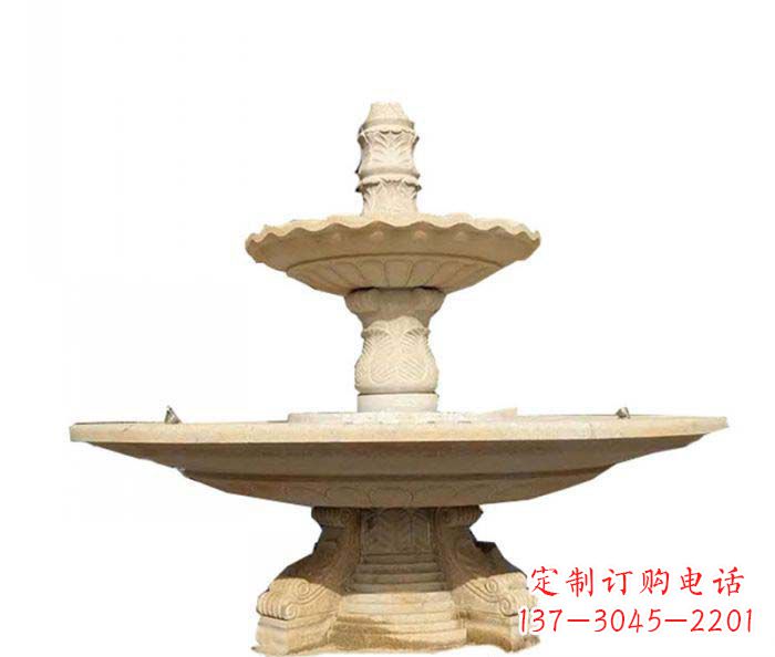 常州 多层喷泉石雕装置