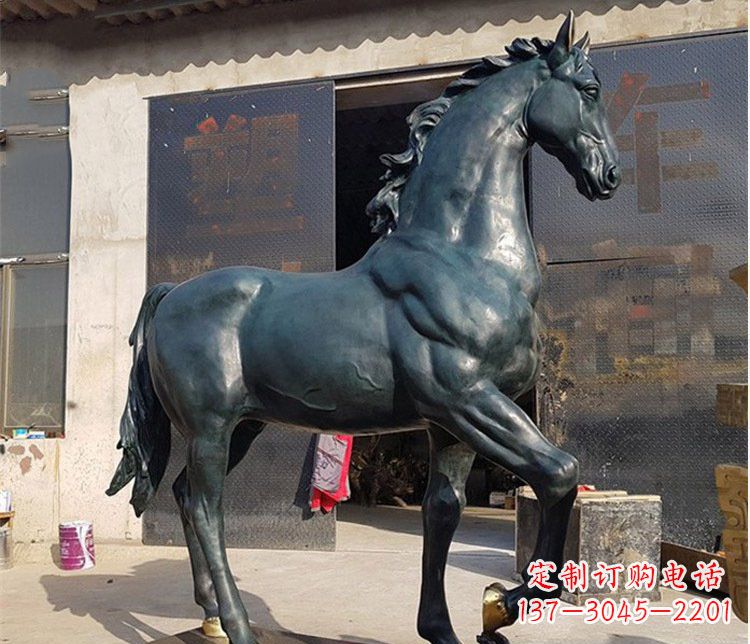 常州中领雕塑大型公园铸铜马雕塑