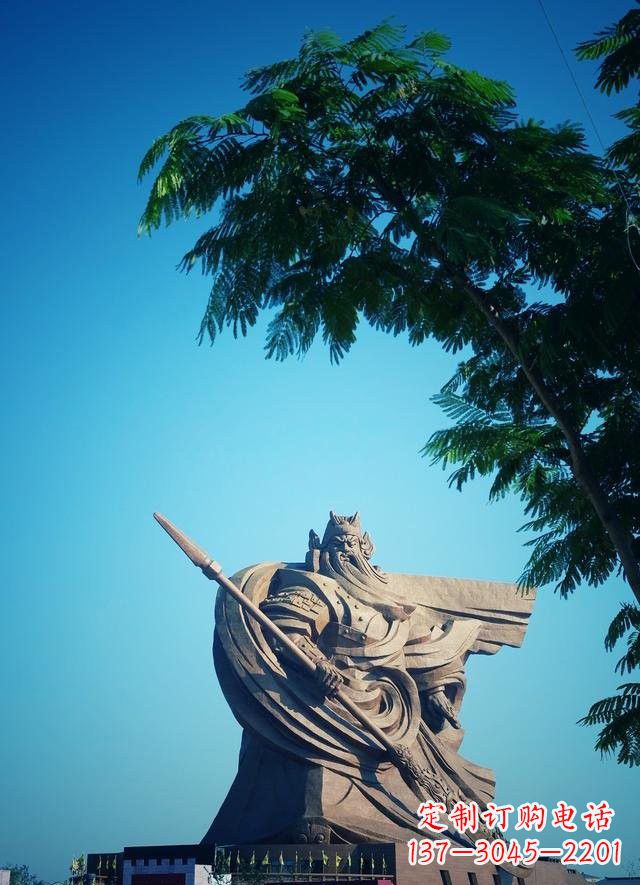 常州大型关公石雕 定制雕塑