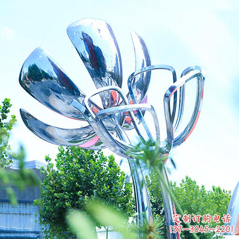 常州精美不锈钢玫瑰雕塑