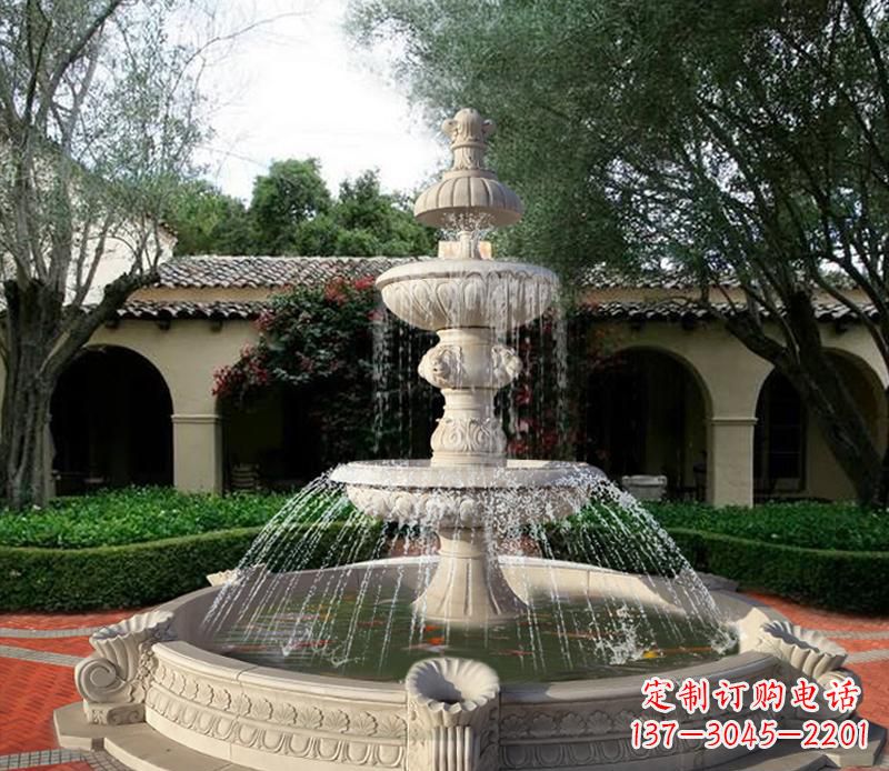 常州大型景观喷泉石雕 (2)
