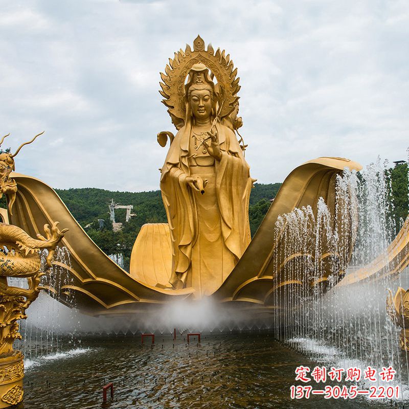 常州大型观音铜雕景观雕塑
