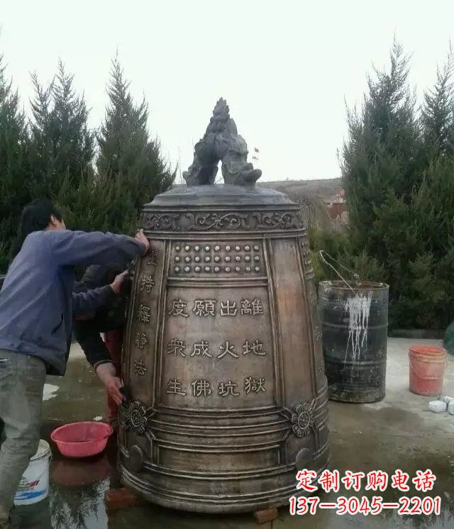 常州大型铜钟寺庙铜雕