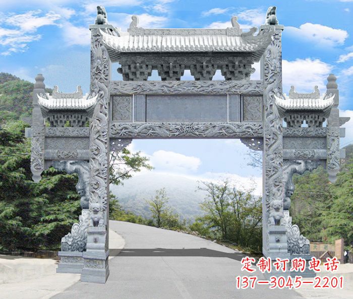 常州精美牌坊雕塑