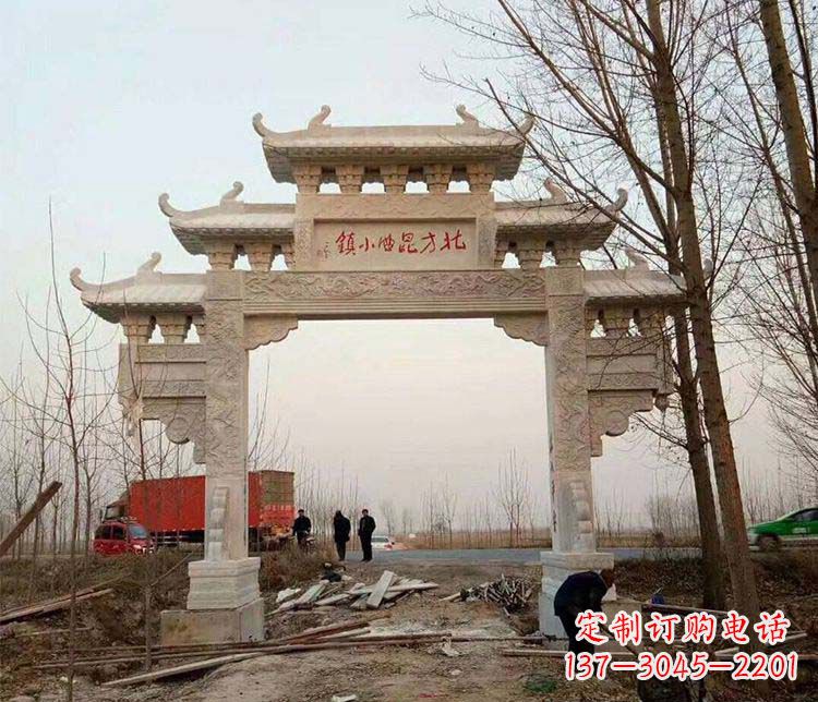 常州大理石牌坊石雕