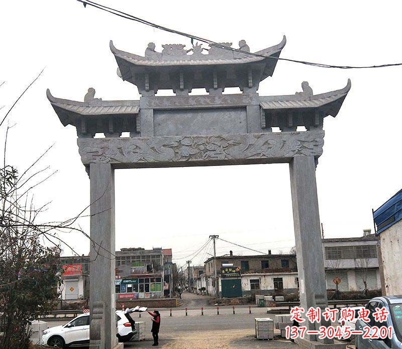 常州精美大理石牌坊石雕