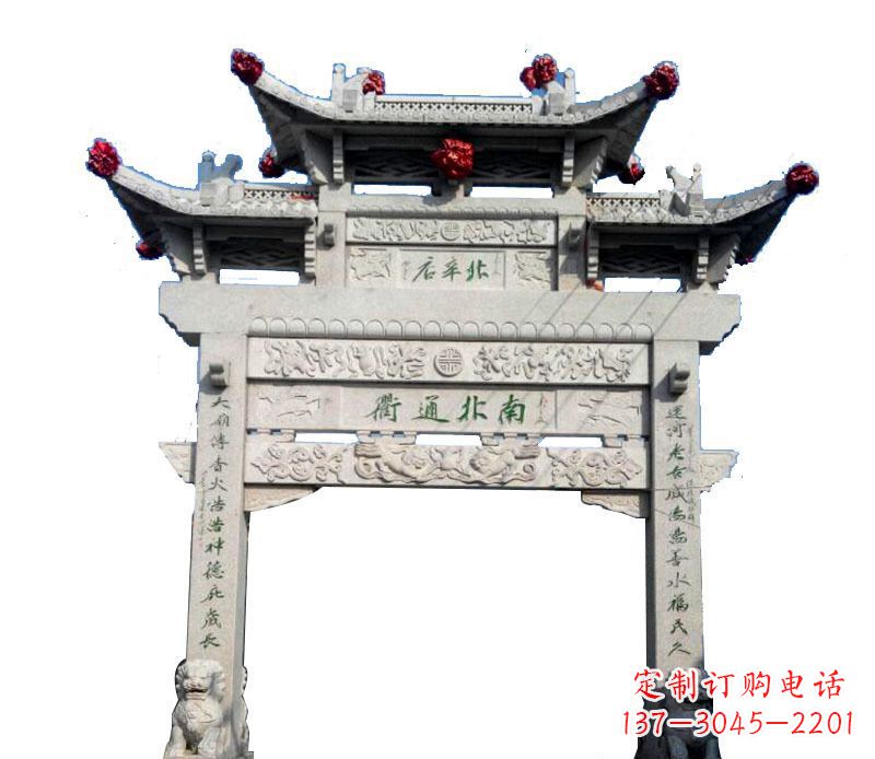 常州精美石牌坊雕塑