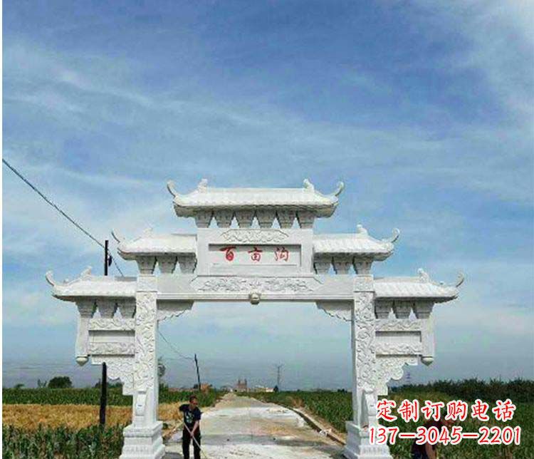 常州西方风格石牌坊石雕