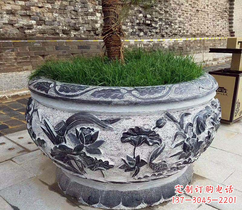 常州精美花盆雕塑,点亮你的道路景观