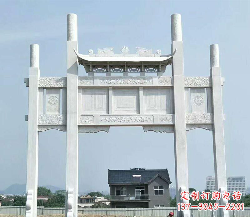 常州精美牌坊雕塑
