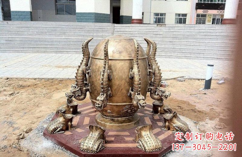 常州地动仪铜雕