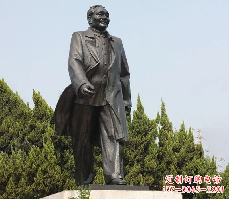 常州邓小平公园伟人铜雕