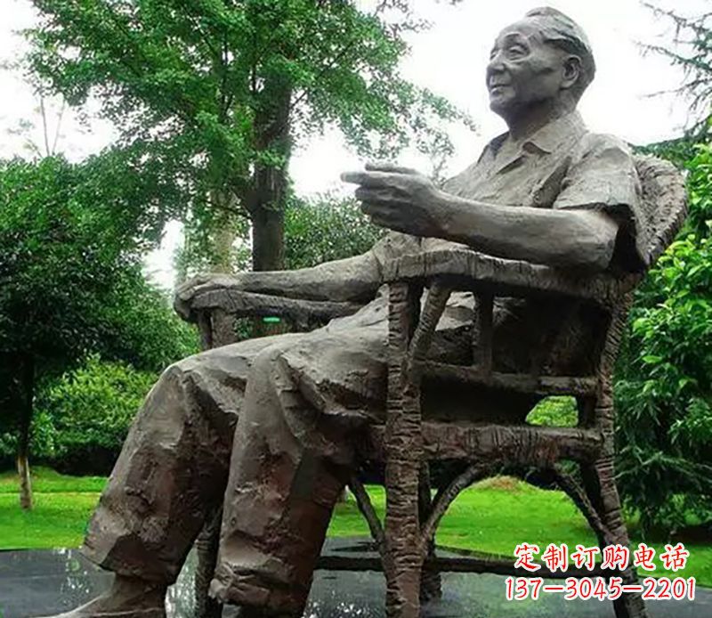 常州邓小平伟人公园铜雕—荣耀家乡,让历史永生