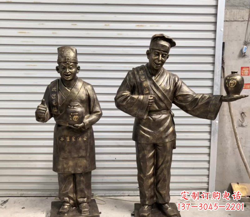 常州店小二铜雕古风系列