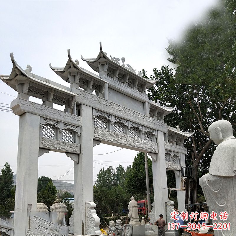 常州牌坊雕塑——精美、经久耐用的室外装饰艺术
