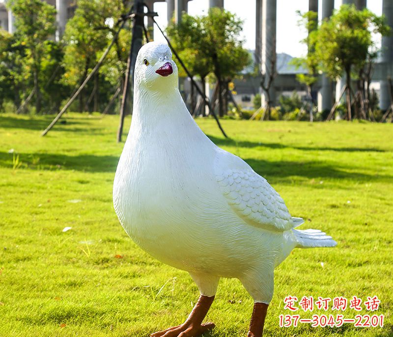 常州雕塑和平鸽
