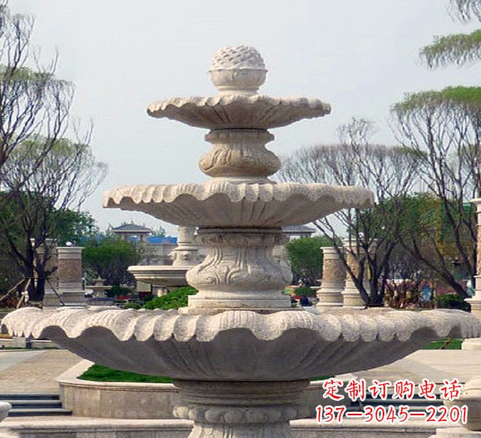 常州狮子头花钵雕塑