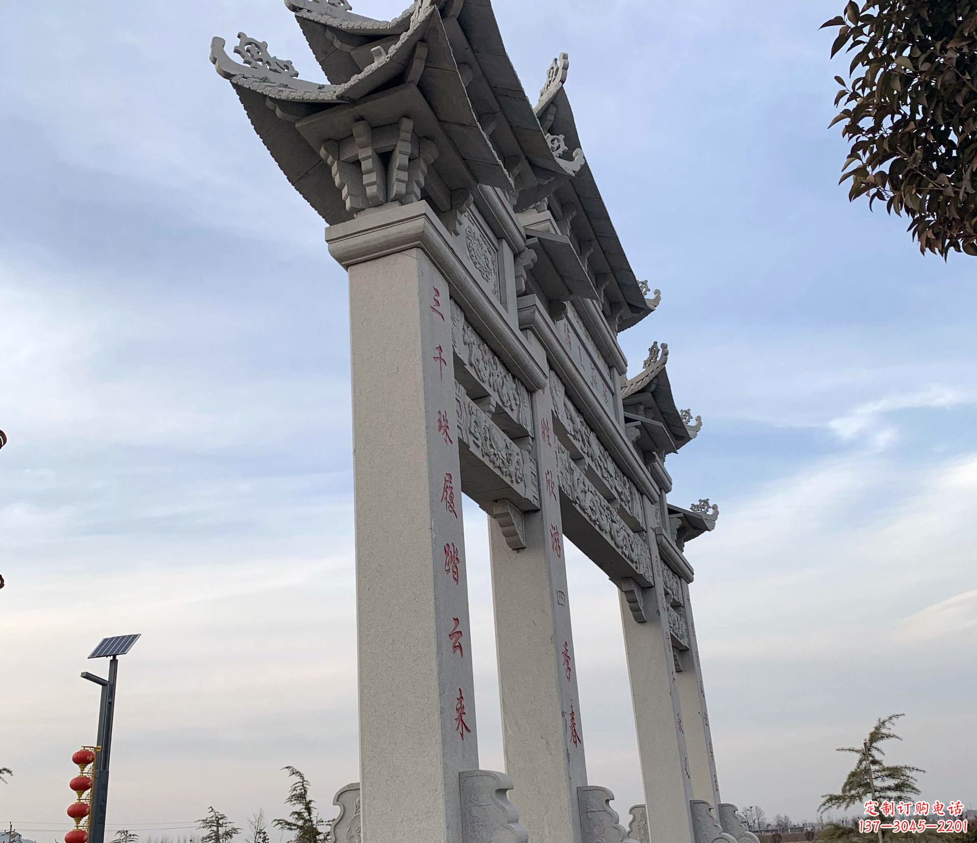 常州东艺石雕牌坊